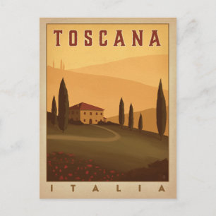 Save the date Toscana, Italië Aankondigingskaart