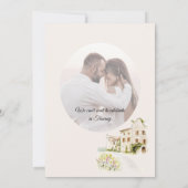 Save The Date Toscane Italie Mariage de Destination (Dos)