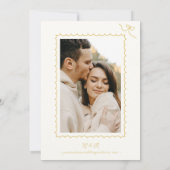 Save The Date Tour de Champagne Doodle Mariage Fantaisiste et Lu (Dos)