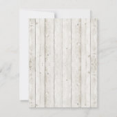 Save The Date Tournesol bleu jaune Rustique Photo Enregistrer la (Dos)