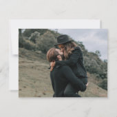 Save The Date Tournesol en bois rustique Photo Enregistrer la da (Dos)