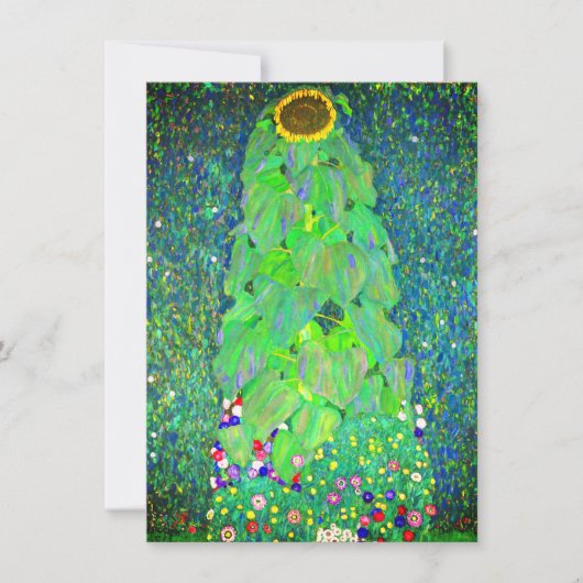 Save The Date Tournesol Gustav Klimt (Devant)