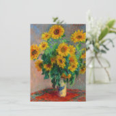 Save The Date Tournesols de Monet (Debout devant)