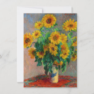 Save The Date Tournesols de Monet