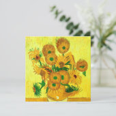 Save The Date Tournesols de Van Gogh (Debout devant)