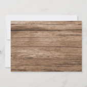 Save The Date Tournesols Élégant Rustique moderne photo florale (Dos)