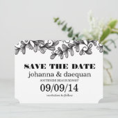 Save The Date tournoi feuille (Debout devant)