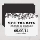 Save The Date tournoi feuille (Devant / Derrière)