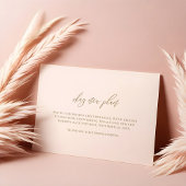 Save The Date Tournure de l'intrigue Calligraphie minimale moder