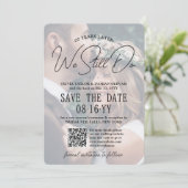 Save The Date TOUT Anniversaire Nous faisons toujours QR Code 2  (Debout devant)