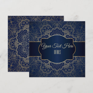 Save The Date Tout événement élégant mandala doré