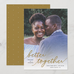 Save The Date Tout Simplement Mieux Ensemble Script Pleine Photo