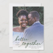 Save The Date Tout Simplement Mieux Ensemble Script Pleine Photo (Devant)