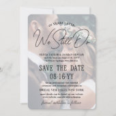 Save The Date TOUT Superposition de photos d'anniversaire de mar (Devant)