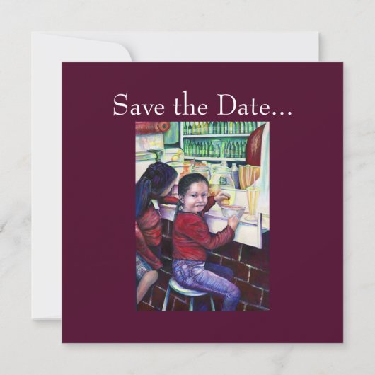 Save The Date Toutes les Bonnes Petites Filles reçoivent de la c (Devant)