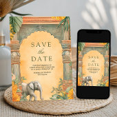 Save The Date Traditional South Indian Photo Wedding