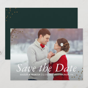 Save The Date Traditions élégantes Mariage photo Sauvez la date