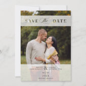 Save The Date Transparency Cut Paper Effect Photo Script Wedding (Devant)