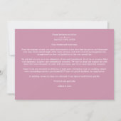 Save The Date Trendy Minimal Pink/White 5 Multi Photos Collage (Dos)