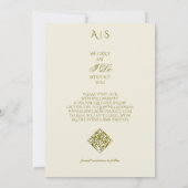 Save The Date Trendy Simple Script Trois Photos Galerie QR CODE (Dos)