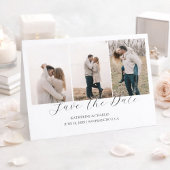 Save The Date Trio Élégant | Multi Photo