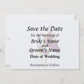 Save The Date Trois Irlandais dans les nuances de Magenta (Devant)