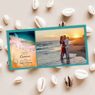 Save The Date Tropical Beach Destination Wedding Enregistrer la 