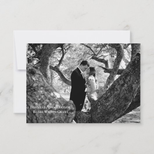 Save The Date Tropical Beach Enregistrer La Date (Dos)