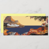 Save The Date Tropical Enregistrer La Date (1) - Aucun Texte (Devant / Derrière)