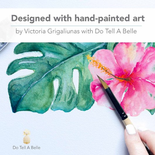 Save The Date Tropical Enregistrer la date pour le Mariage