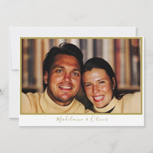Save The Date Tropical Palm Tree élégant Mariage rustique modern (Dos)