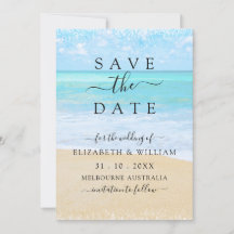Tropical Summer Beach Enregistrer La Date