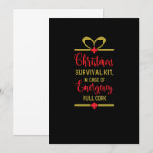 Save The Date Trousse de survie (Devant / Derrière)