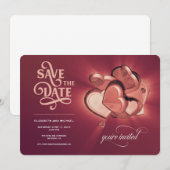 Save The Date Trouwkaart (Versie 2) (Voorkant / Achterkant)