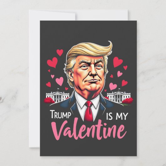 Save The Date Trump est le président de la Saint Valentin (Devant)
