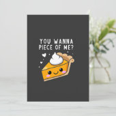 Save The Date Tu veux un morceau de moi Thanksgiving Pie (Debout devant)