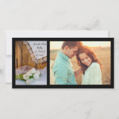 Save The Date Tulipes blanches rustiques Mariage d'étable Enregi (Devant)