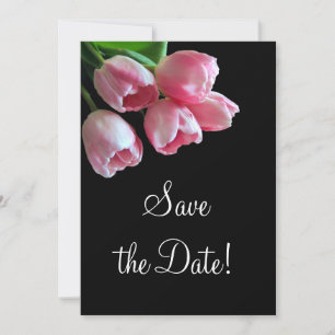 Save The Date Tulipes de printemps Enregistrer la date de l'anno
