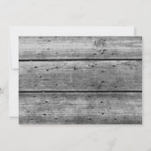 Save The Date Turquoise Rustic Splash Enregistrer la date n° 1 (Dos)