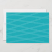 Save The Date Turquoise Turquoise Relax Script Enregistrer la ph (Dos)