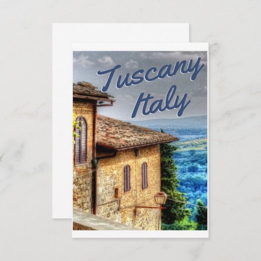 Save The Date Tuscany (Devant / Derrière)