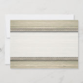 Save The Date Tying The Knot Rustic Beach Wedding Enregistrer La (Dos)