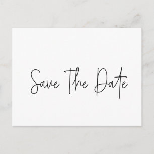 Save the Date   Typografie Briefkaart