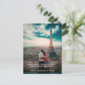 Save the date | Typografie Briefkaart (Staand voorkant)