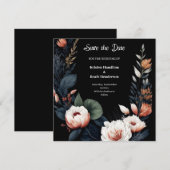 Save The Date Typographie bohème Mariage unique (Devant / Derrière)