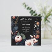 Save The Date Typographie bohème Mariage unique (Debout devant)