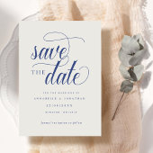 Save The Date Typographie de script décontractée