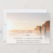 Save The Date Typographie de script Enregistrer la date 4 Collag (Dos)