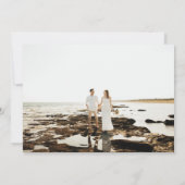 Save The Date Typographie de script moderne Photo (Dos)