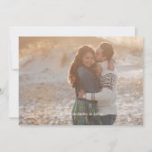 Save The Date Typographie de Whimsical CalligraphyEnregistrer la (Dos)